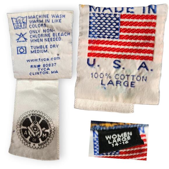 Vintage Trucker Style Tyca Embossed GRITS Womens Large 14-16 Denim Jacket - Picture 2 of 13